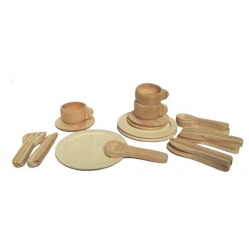 Egmont Toys® - Drewniany Zestaw Obiadowy do Zabawy | Egmont Toys®