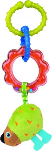 Oops  -  zabawka grzechotka z zawieszką Przyjaciele Jeż