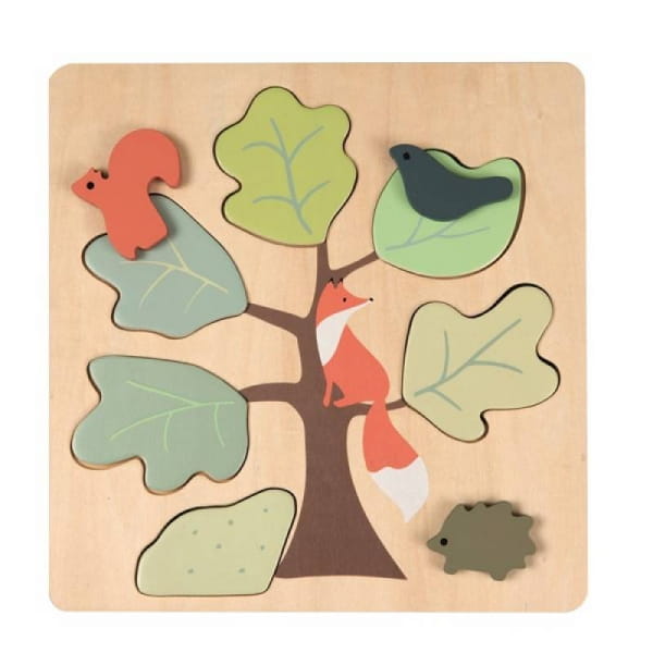 Egmont Toys® - Drewniane Puzzle Lisek | Egmont Toys®