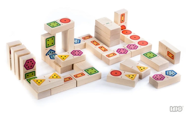 Bajo  -  Drewniane Domino Figury Klocki 91310