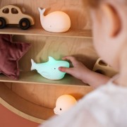 Rabbit&amp;Friends - Zestaw Mini Morskie Lampki Silikonowe Białe 3 Szt.