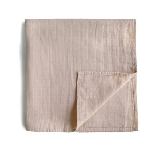 mushie -  Otulacz Kocyk Letni 100% Organic Cotton Blush