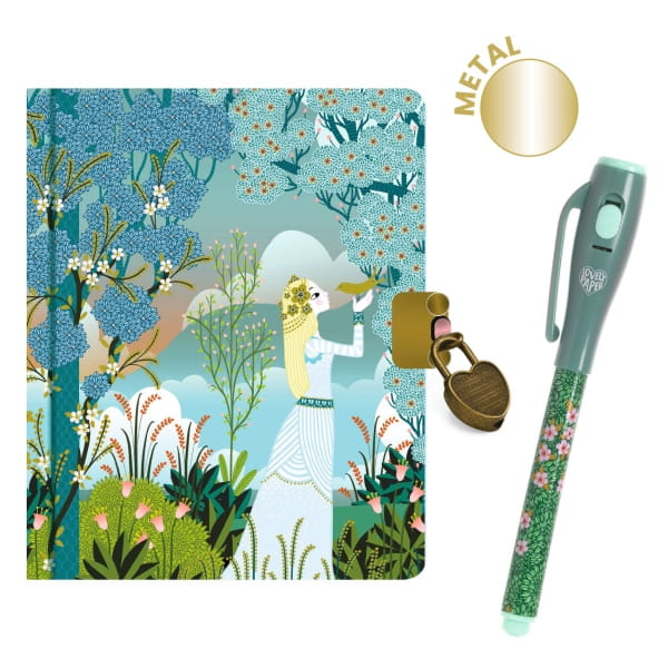 Djeco             -           Mini Pamiętnik Charlotte z Magicznym Długopisem Dd03652