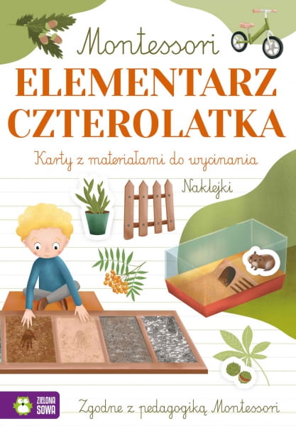 Wydawnictwo Zielona Sowa   -   Montessori. Elementarz Czterolatka