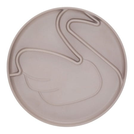 Lille Vilde  -  Talerzyk Bambusowy Bamboo Swan Plate Taupe
