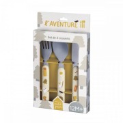 Maison Petit Jour® - Zestaw Sztućców Dla Dziecka, 3 El., Przygoda! | Maison Petit Jour®