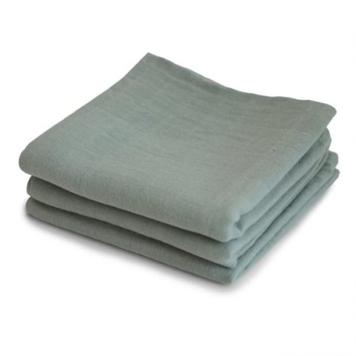 Mushie        -        Pieluszki Muślinowe 3      -      Pack Sage
