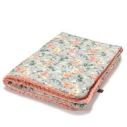 La Millou   -  Ciepły Koc Minky Narzutka Przedszkolaka  -  Blooming Boutique  -  Papaya