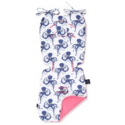 La Millou  -  Velvet Collection  -  Thick Stroller pad  -  sea Beauties ink  -  Florida Pink
