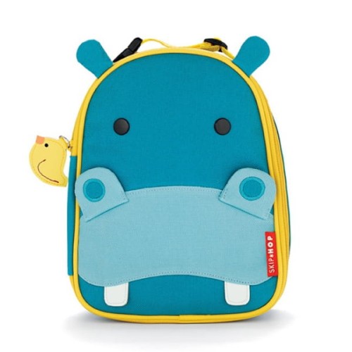 Skip hop  -  Lunchbox,lanczówka, Pojemnik na Drugie Śniadanie Hipopotam