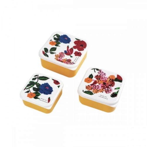 Maison Petit Jour® - Lunch Box 3 Szt/kpl, Hibiskus | Maison Petit Jour®