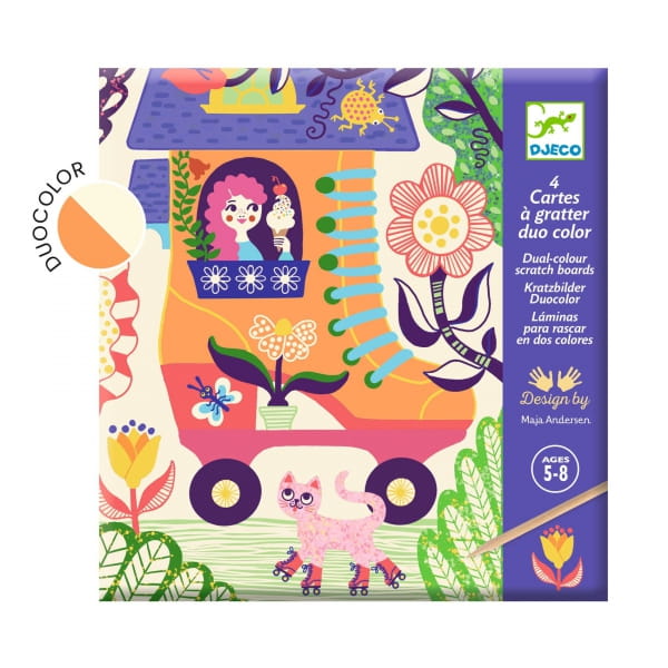 Djeco             -         Wydrapywanka Fantazyjne Domki Dj09713