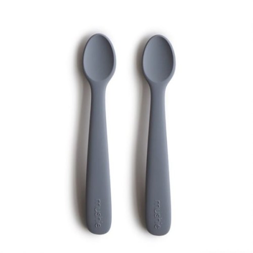 Mushie      -      Łyżeczki Sylikonowe do Nauki Samodzielnego Jedzenia 2     -     Pack Tradewinds