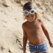 Sunnylife -  Okulary Pływackie Dla Dzieci   -  Shark Tribe, Khaki