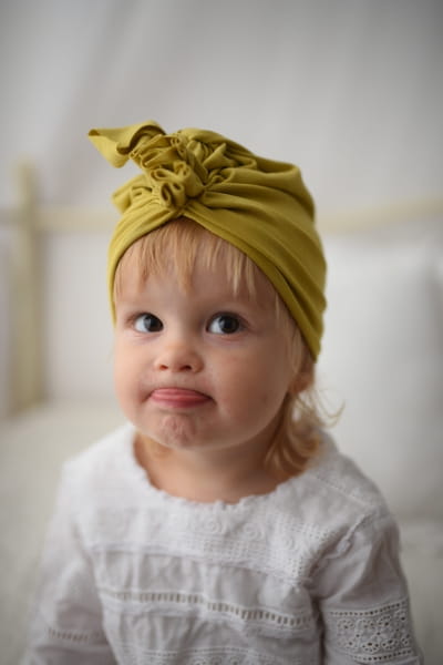 Lulaby    -    Turban Glam    -    Musztarda