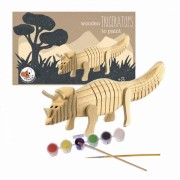 Egmont Toys® - Drewniany Triceratops do Pomalowania | Egmont Toys®