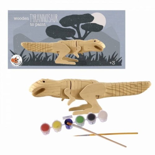 Egmont Toys® - Drewniany Tyranosaurus do Pomalowania | Egmont Toys®
