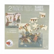 Egmont Toys® - Puzzle Magnetyczne Rodzina Królików | Egmont Toys®