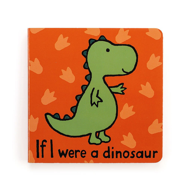 JellyCat - If i Were a Dinosaur Książka 15 x 15 cm