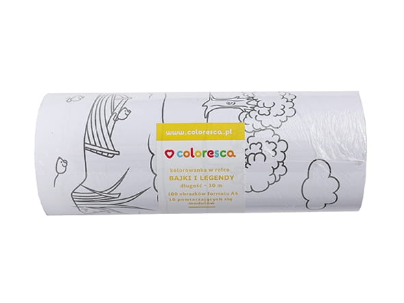 Coloresca - Kolorowanka w Rolce Bajki i Legendy 30m 3+ Coloresca