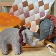 Egmont Toys® - Słonik z Dzianiny do Ciągnięcia, Rosalie | Egmont Toys®