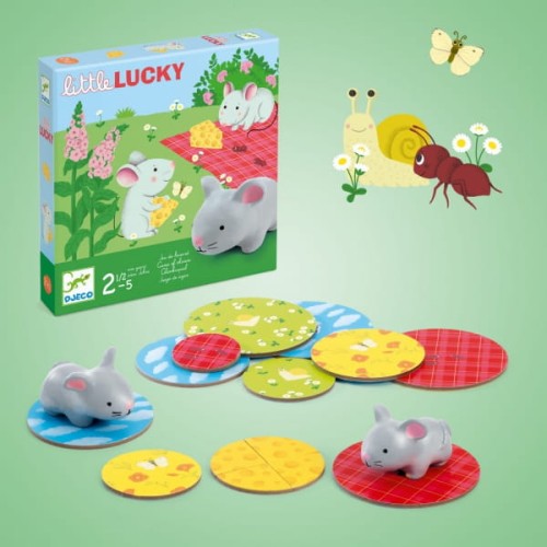 Djeco                         -     Gra Planszowa Dla Maluchów Little Lucky Dj08560
