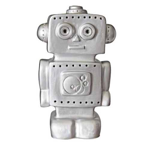 Egmont Toys® - Lampka Nocna Led, Robot, Srebrna | Egmont Toys®
