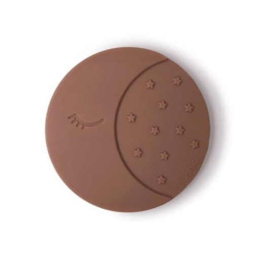 mushie  -  Gryzak Silikonowy Moon Cloudy Mauve