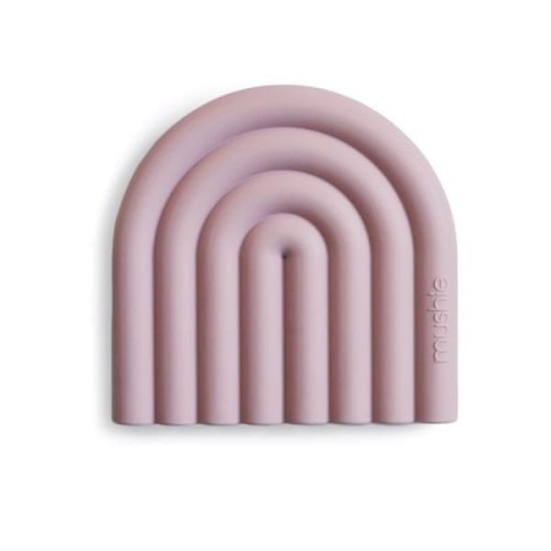 mushie -  Gryzak Silikonowy Rainbow Mauve
