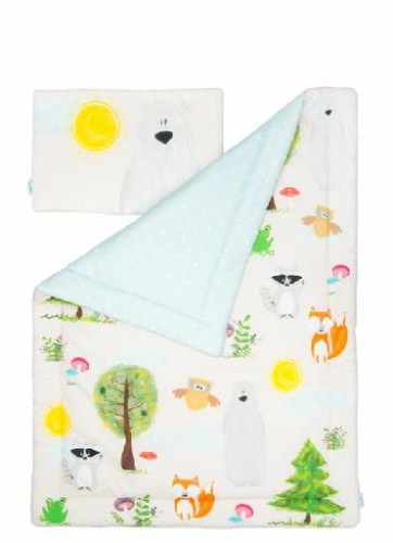 Lamps&amp;co. -  Pościel Dziecięca 100x135 Przyjaciele z Lasu
