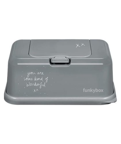 Funkybox  -  Pojemnik na Chusteczki Dark Grey Wonderful
