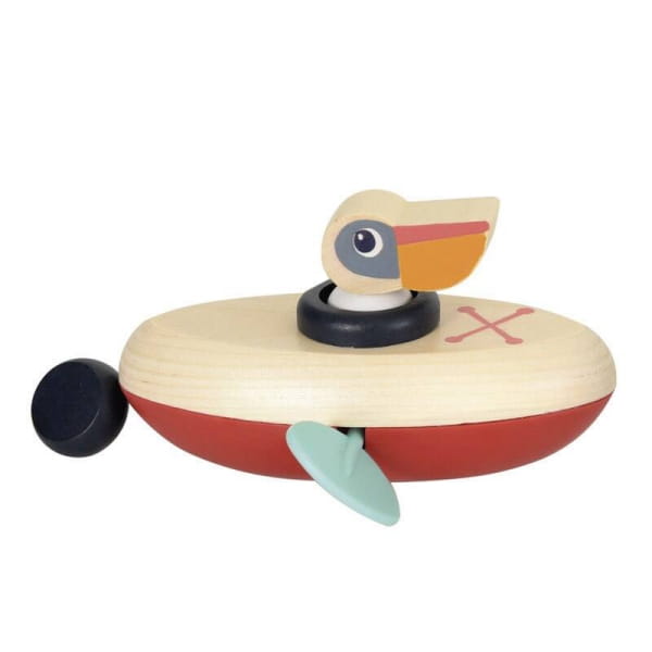 Egmont Toys® - Zabawka do Kąpieli Nakręcana Łódź Pelikan | Egmont Toys®