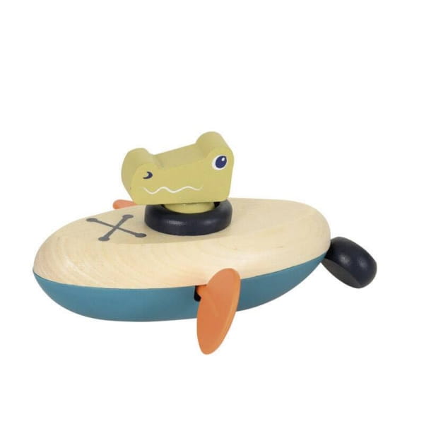 Egmont Toys® - Zabawka do Kąpieli Nakręcana Łódź Krokodyl | Egmont Toys®