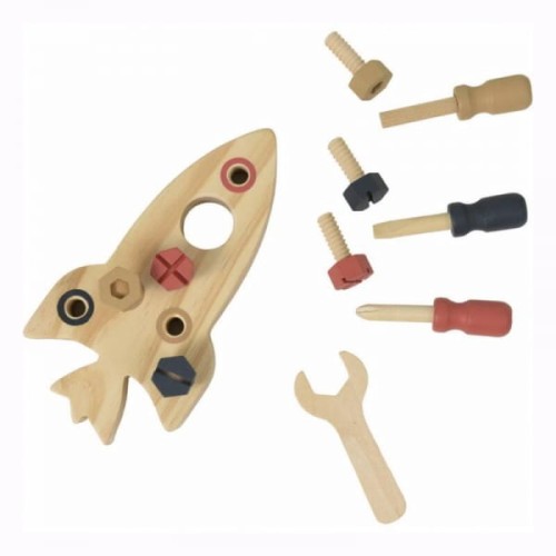 Egmont Toys® - Drewniana Zabawka Manualna  -  Rakieta | Egmont Toys®