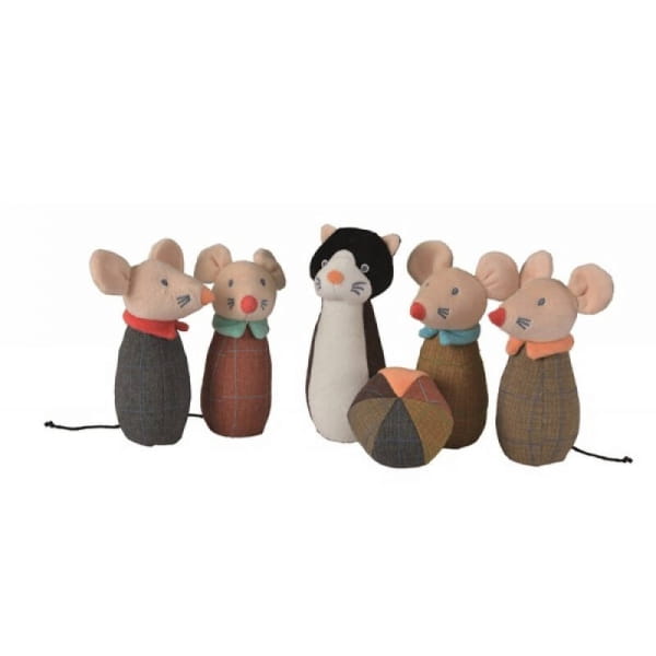 Egmont Toys® - Kręgle Dla Dzieci do Zabawy  -  Kot i Myszki | Egmont Toys®