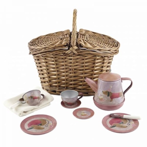 Egmont Toys® - Zestaw Herbaciany w Wiklinowym Koszu, Pieski | Egmont Toys®