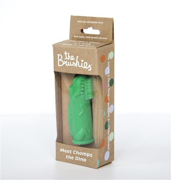 The Brushies  -  Szczoteczka Silikonowa na Palec Dinozaur Chomps