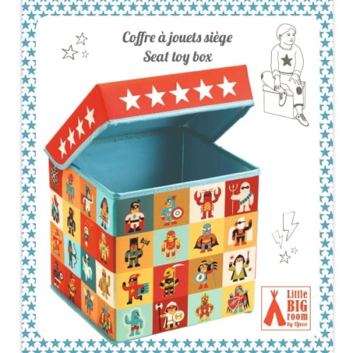 Djeco      -      Materiałowe Pudełko Siedzisko Stars Dd04489