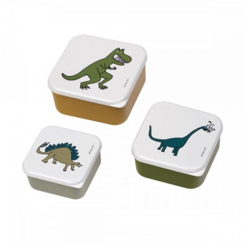 Maison Petit Jour® - Lunch Box 3 Szt/kpl, Dinozaury | Maison Petit Jour®