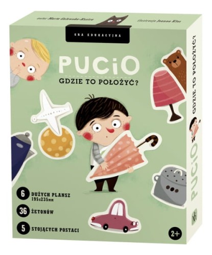 Nasza Księgarnia  -  gra Edukacyjna Pucio. Gdzie to Położyć?