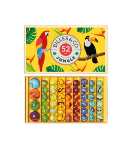 Billes &amp; co          -          Szklane Kulki Dżungla 2 Box - 09