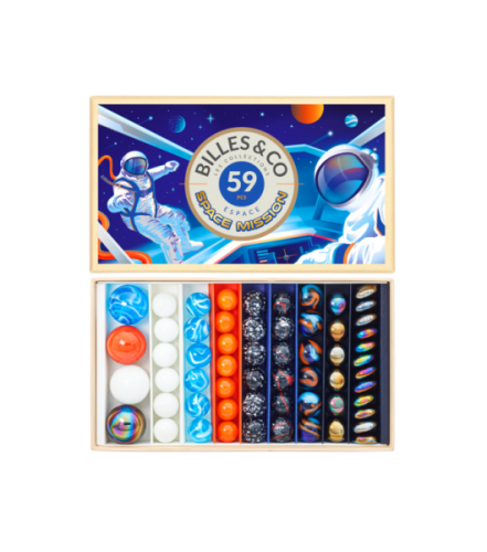Billes &amp; co     -     Szklane Kulki Kosmos Box - 18