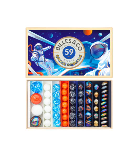 Billes &amp; co     -     Szklane Kulki Kosmos Box - 18