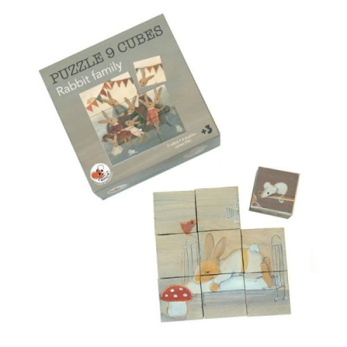 Egmont Toys® - Puzzle  -  Układanka Sześciany  -  Rodzina Króliczków | Egmont Toys®