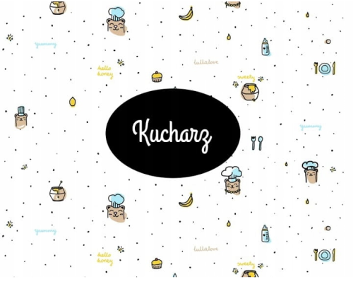 Lullalove  -  Otulacz Muślinowy 100x100 cm Kucharz