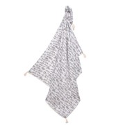 La Millou      -     Bambusowy Otulacz Mgiełka Fringe  Rozmiar l   -    Very Peri Violet