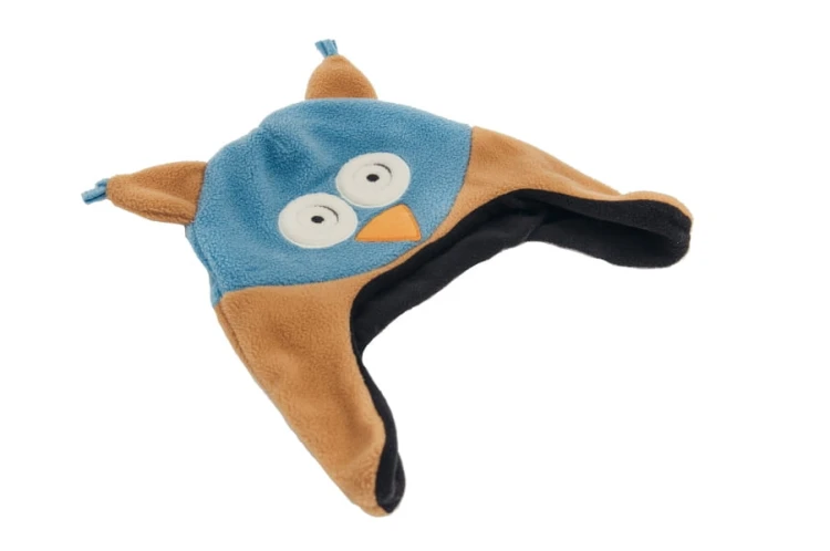 Moncziczi  -  Ciepła Czapka Pilotka   -  Funny owl Sowa