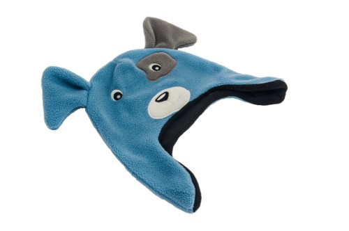 Moncziczi  -  Ciepła Czapka Pilotka  -  Blue dog
