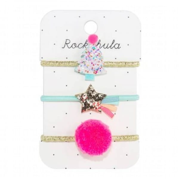 Rockahula Kids -  Gumki do Włosów Tutti Frutti Xmas Tree