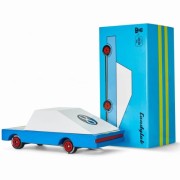 Candylab Toys  -  Drewniane Autko Candycar  -  Blue Racer #8 R376